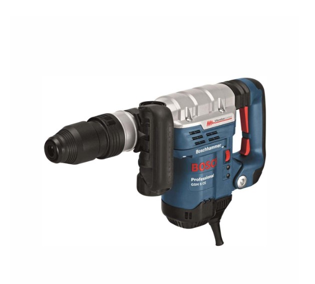 Bosch GSH 5 CE Professional Breaker – Compact SDS Max Demolition Hammer with Variable Speed Control for Precision Concrete Breaking and Renovation Work